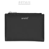 anello アネロ 財布 通販 レディース メンズ 二つ折り財布 ミニ財布 薄い カードがたくさん入る コンパクト 合成皮革 おしゃれ シンプル SOIL ソイル AJT0526 二ツ折リミニ財布 小物 ケース