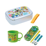 お弁当箱 セット 子供 通販 弁当箱セット 入園準備 ランチボックス プラコップ 箸 弁当箱 トリオセット カトラリー プラコップ お弁当 ランチグッズ 弁当 食洗機対応 遠足 アルミ弁当 キャラクター アナ雪 プリンセス ソフィア トイストーリー カーズ キティ ぼんぼんりぼん - バックヤードファミリー