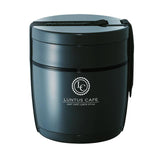 弁当箱 保温 大容量 通販 保温弁当箱 800ml メンズ 男子 男性 ランチジャー ランチボックス 保温ランチ お弁当 ランチ 2段 二段 400ml ×2 レディース 女子 女性 ステンレス 真空断熱 LUNTUS ランタス BE - バックヤードファミリー