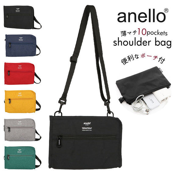 アネロ ショルダーバッグ ミニ 通販 anello ショルダー レディース 斜めがけ 小さめ 軽い カジュアル 斜め掛け 軽量 サコッシュバッグ サコッシュ おしゃれ シンプル 無地 ロゴ 大人 かわいい スポーツ アウトドア 旅行 サブバッグ 野外 フェス TRACK トラック - バックヤードファミリー