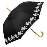 日傘 フリル 通販 58cm レディース ジャンプ傘 晴雨兼用 UVカット 遮光 ワンタッチ傘 ジャンプ  ワンタッチ 折れにくい 雨傘 傘 長傘 グラスファイバー 親骨 ATTAIN アテイン 晴雨兼用傘 婦人 - バックヤードファミリー