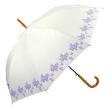 日傘 フリル 通販 58cm レディース ジャンプ傘 晴雨兼用 UVカット 遮光 ワンタッチ傘 ジャンプ  ワンタッチ 折れにくい 雨傘 傘 長傘 グラスファイバー 親骨 ATTAIN アテイン 晴雨兼用傘 婦人 - バックヤードファミリー