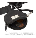 アネロ ショルダーバッグ メンズ 通販 レディース ミニ 斜め掛け 斜めがけ おしゃれ 黒 ブラック サブバッグ 軽い 軽量 軽め ポーチ付き ブランド かわいい シンプル anello CS ミニポーチ付 10ポケットショルダーバッグ Sサイズ - バックヤードファミリー