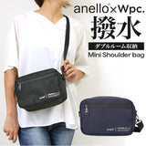アネロ ショルダーバッグ anello 通販 レディース メンズ 斜めがけ 大人 2way 軽量 旅行 アウトドア サブバッグ 2層 2ルーム anello×Wpc. アネロ×ダブリューピーシー wpc コラボ スクエアミニショルダー ATT0672 UNNURELLA by Wpc. アンヌレラ メッセンジャーバッグ - バックヤードファミリー