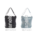Oハンドル 2WAY トートバッグ anello アネロ 通販 レディース メンズ かわいい おしゃれ 大容量 大きめ 軽め 軽い 軽量 ロゴプリント 通学 デニムブラック デニムブルー ブラック ホワイト黒 白 フランス グレー グリーン アイボリー ネイビー ロイヤルブルー オレンジ