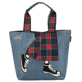 トートバッグ レディース a4 通販 大きめ 布 ブランド mis zapatos 通学 通勤 おしゃれ 大人 かわいい カジュアル デイリー マザーズバッグ ママバッグ チェック 柄 靴トート スニーカートート マグネット ナイロンロングスカート トート