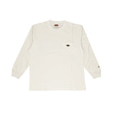 BALL Tシャツ 長袖 32380 ボール 通販 メンズ ブランド ロンT ビッグシルエット ゆったり 綿100% 大きいサイズ ポケット付き おしゃれ シンプル カジュアル 袖口 刺繍 ロゴ ワッペン ユニセックス 男女兼用 おそろい ペアルック トップス メンズファッション