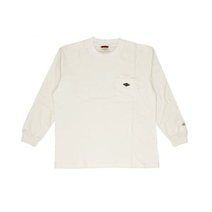 BALL Tシャツ 長袖 32380 ボール 通販 メンズ ブランド ロンT ビッグシルエット ゆったり 綿100% 大きいサイズ ポケット付き おしゃれ シンプル カジュアル 袖口 刺繍 ロゴ ワッペン ユニセックス 男女兼用 おそろい ペアルック トップス メンズファッション