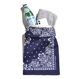 エコバッグ 折りたたみ コンパクト 通販 メンズ レディース 軽量 軽い おしゃれ バンダナ柄 ALLAND オルランド BANDANA BAG バンダナ ハンカチ 綿100% コットン ペイズリー トートバッグ アウトドア 旅行 サブバッグ コンビニ キャンプ フェス ブランド