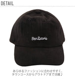 ベンデイビス キャップ ブランド BEN DAVIS 通販 レディース メンズ 帽子 おしゃれ ブラック 黒 アメカジ 秋冬 春夏 ポリエステルスエード スエードローキャップ LOW CAP ローキャップ ロゴ 刺繍 ブランドネーム刺繍 シンプル 男女兼用 ユニセックス スエード SUEDE