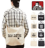 トートバッグ BEN DAVIS ベンデイビス 通販 2WAY ショルダーバッグ 斜めがけ 斜め掛け 肩掛け ショルダー サコッシュバッグ コットン 綿 キャンバス 帆布 メンズ レディース ショルダートート サブバッグ 通勤 通学 生成り キナリ デニム ベンデービス