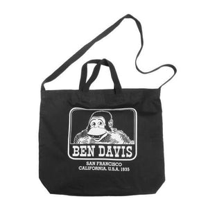 トートバッグ メンズ ブランド 通販 BEN DAVIS ベンデイビス ショルダーバッグ レディース 布 シンプル A4サイズ 2way 折りたたみ コンパクト 綿 コットン 斜めがけ ななめ掛け 軽量 軽い 通学 通勤 サブバッグ 2wayトートバッグ 2wayショルダー ブラック 黒 ネイビー 紺