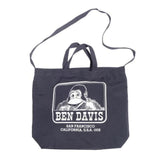 トートバッグ メンズ ブランド 通販 BEN DAVIS ベンデイビス ショルダーバッグ レディース 布 シンプル A4サイズ 2way 折りたたみ コンパクト 綿 コットン 斜めがけ ななめ掛け 軽量 軽い 通学 通勤 サブバッグ 2wayトートバッグ 2wayショルダー ブラック 黒 ネイビー 紺
