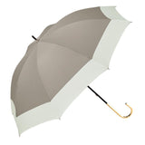 ビコーズ 傘 because 通販 日傘 遮光 長傘 晴雨兼用 雨傘 晴雨兼用傘 UVカット 手開き 50cm 50センチ 軽量 軽い かさ カサ おしゃれ 大人 かわいい シンプル 通勤 通学 女性 女の子 PUコーティング ブラックコーティング