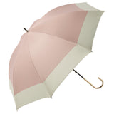 ビコーズ 傘 because 通販 日傘 遮光 長傘 晴雨兼用 雨傘 晴雨兼用傘 UVカット 手開き 50cm 50センチ 軽量 軽い かさ カサ おしゃれ 大人 かわいい シンプル 通勤 通学 女性 女の子 PUコーティング ブラックコーティング