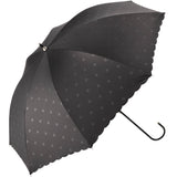 ビコーズ 傘 because 通販 日傘 遮光 長傘 晴雨兼用 雨傘 晴雨兼用傘 UVカット 手開き 50cm 50センチ 軽量 軽い かさ カサ おしゃれ 大人 かわいい シンプル 通勤 通学 女性 女の子 PUコーティング ブラックコーティング