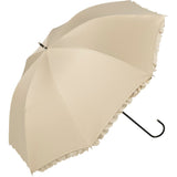 ビコーズ 傘 because 通販 日傘 遮光 長傘 晴雨兼用 雨傘 晴雨兼用傘 UVカット 手開き 50cm 50センチ 軽量 軽い かさ カサ おしゃれ 大人 かわいい シンプル 通勤 通学 女性 女の子 PUコーティング ブラックコーティング