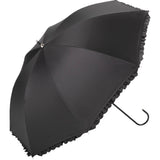 ビコーズ 傘 because 通販 日傘 遮光 長傘 晴雨兼用 雨傘 晴雨兼用傘 UVカット 手開き 50cm 50センチ 軽量 軽い かさ カサ おしゃれ 大人 かわいい シンプル 通勤 通学 女性 女の子 PUコーティング ブラックコーティング