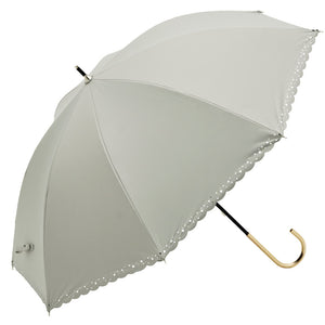 ビコーズ 傘 because 通販 日傘 遮光 長傘 晴雨兼用 雨傘 晴雨兼用傘 UVカット 手開き 50cm 50センチ 軽量 軽い かさ カサ おしゃれ 大人 かわいい シンプル 通勤 通学 女性 女の子 PUコーティング ブラックコーティング