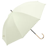 ビコーズ 傘 because 通販 日傘 遮光 長傘 晴雨兼用 雨傘 晴雨兼用傘 UVカット 手開き 50cm 50センチ 軽量 軽い かさ カサ おしゃれ 大人 かわいい シンプル 通勤 通学 女性 女の子 PUコーティング ブラックコーティング