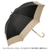 ビコーズ 傘 because 通販 日傘 遮光 長傘 晴雨兼用 雨傘 晴雨兼用傘 UVカット 手開き 50cm 50センチ 軽量 軽い かさ カサ おしゃれ 大人 かわいい シンプル 通勤 通学 女性 女の子 PUコーティング ブラックコーティング