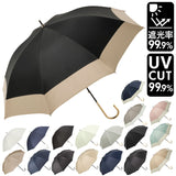 ビコーズ 傘 because 通販 日傘 遮光 長傘 晴雨兼用 雨傘 晴雨兼用傘 UVカット 手開き 50cm 50センチ 軽量 軽い かさ カサ おしゃれ 大人 かわいい シンプル 通勤 通学 女性 女の子 PUコーティング ブラックコーティング