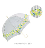 長傘 深張り 58cm ビーサニー BE SUNNY 通販 婦人傘 レディース おしゃれ かわいい グラスファイバー骨 ガーデン 晴雨兼用 シャイニースター 星 ストライプ ボーダー 花柄 水玉 ドット レモンストライプ ミント 耐風 ネイビー 紺 ブラック 黒 オフホワイト