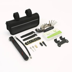 自転車 工具 通販 セット 16イン1修理キット 自転車用工具セット 自転車用工具 多機能 修理セット 修理 携帯 空気入れ 収納バッグ付き マルチツール タイヤパッチ メンテナンス 応急修理 軽量 コンパクト マウンテンバイク ロードバイク 汎用 バルブ サイクリング