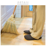 ほうき 室内 通販 ショート ホウキ  掃除グッズ 掃除 かわいい 可愛い Broom ブルーム 室内 ポップ 玄関 子供 天然素材 おしゃれ オシャレ ナチュラル ブラック ブラウン グレー ナチュラル ミックスブラック ミックスブラウン ミックスグレー ミックス 生活雑貨 デザイン