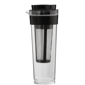 水出しコーヒーポット 1.1L TAKEYA タケヤ 通販 水出し専用コーヒージャグ 2 II ピッチャー コーヒー 珈琲 水出しコーヒー フィルター付冷水筒 横置きOK ヨコ置き 熱湯OK 耐熱 洗いやすい 広口 アイスコーヒー 麦茶ポット 冷蔵庫 ドアポケット シンプル