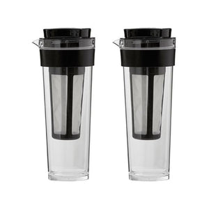水出しコーヒーポット 2本セット 通販 タケヤ TAKEYA 水出し専用コーヒージャグ 2 II 2個セット ピッチャー コーヒー 珈琲 水出しコーヒー フィルター付冷水筒 横置きOK ヨコ置き 熱湯OK 耐熱 洗いやすい 広口 アイスコーヒー 麦茶ポット 冷蔵庫 ドアポケット シンプル