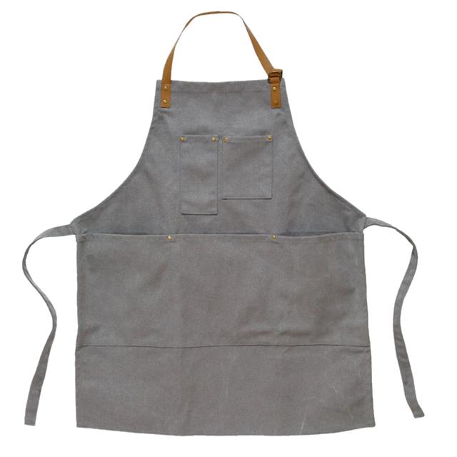CUNE ワークエプロン　ウサギプリント キャンバス生地　サイズONE グレー canvasapron-zai-gray_2048x.jpg