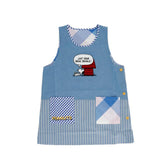 エプロン 保育士 キャラクター 通販 かわいい 介護士 大人 レディース 大きいサイズ スヌーピー SNOOPY サイドボタン 刺繍 ワッペン アップリケ カジュアル 保育 介護 ポケット ベスト横釦 キッチンファブリック