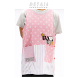 エプロン 保育士 キャラクター 通販 かわいい 介護士 大人 レディース 大きいサイズ スヌーピー SNOOPY サイドボタン 刺繍 ワッペン アップリケ カジュアル 保育 介護 ポケット ベスト横釦 キッチンファブリック