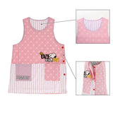 エプロン 保育士 キャラクター 通販 かわいい 介護士 大人 レディース 大きいサイズ スヌーピー SNOOPY サイドボタン 刺繍 ワッペン アップリケ カジュアル 保育 介護 ポケット ベスト横釦 キッチンファブリック