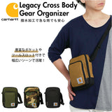 カーハート バッグ 通販 ショルダーバッグ メンズ 斜めがけ かっこいい 小さめ ブランド carhartt 89220700 Legacy Cross Body Gear Organizer レガシー クロスボディ 撥水 はっ水 ミニショルダー おしゃれ シンプル アウトドア