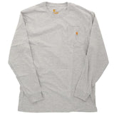 カーハート ロンT メンズ 通販 Tシャツ 長袖 ブランド carhartt ストリート ロンティー 大きい 長袖Tシャツ トップス レディース ワークウェア ロングスリーブ ポケットTシャツ ポケT おしゃれ シンプル 無地 ロゴ