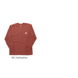 カーハート ロンT メンズ 通販 Tシャツ 長袖 ブランド carhartt ストリート ロンティー 大きい 長袖Tシャツ トップス レディース ワークウェア ロングスリーブ ポケットTシャツ ポケT おしゃれ シンプル 無地 ロゴ