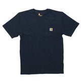 カーハート Tシャツ carhartt 通販 ブランド メンズ 半袖 おしゃれ 無地 ロゴ ポケット付きTシャツ 大きい USサイズ シンプル 半袖Tシャツ 大きめ ビッグシルエット トップス カットソー ストリート カジュアル ワークウェア Workwear Pocket Short Sleeve Tshirt