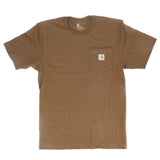 カーハート Tシャツ carhartt 通販 ブランド メンズ 半袖 おしゃれ 無地 ロゴ ポケット付きTシャツ 大きい USサイズ シンプル 半袖Tシャツ 大きめ ビッグシルエット トップス カットソー ストリート カジュアル ワークウェア Workwear Pocket Short Sleeve Tshirt