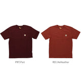 カーハート Tシャツ carhartt 通販 ブランド メンズ 半袖 おしゃれ 無地 ロゴ ポケット付きTシャツ 大きい USサイズ シンプル 半袖Tシャツ 大きめ ビッグシルエット トップス カットソー ストリート カジュアル ワークウェア Workwear Pocket Short Sleeve Tshirt
