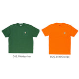 カーハート Tシャツ carhartt 通販 ブランド メンズ 半袖 おしゃれ 無地 ロゴ ポケット付きTシャツ 大きい USサイズ シンプル 半袖Tシャツ 大きめ ビッグシルエット トップス カットソー ストリート カジュアル ワークウェア Workwear Pocket Short Sleeve Tshirt