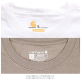 カーハート Tシャツ carhartt 通販 ブランド メンズ 半袖 おしゃれ 無地 ロゴ ポケット付きTシャツ 大きい USサイズ シンプル 半袖Tシャツ 大きめ ビッグシルエット トップス カットソー ストリート カジュアル ワークウェア Workwear Pocket Short Sleeve Tshirt