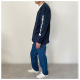 カーハート ロンT carhartt K231 通販 Tシャツ 長袖 Ｔシャツ カットソー ブランド ロゴ メンズ 男女兼用 レディース 大きいサイズ オーバーサイズ おしゃれ シンプル カジュアル ワークウェア アメカジ ストリート LOOSE FIT HEAVYWEIGHT LONG-SLEEVE グラフィックロゴ