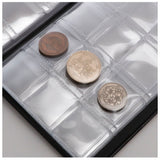 コインアルバム 120枚 通販 コイン ホルダー 収納 収集 保存用 フタ付き ポケット お金 古銭 メダル 記念コイン 記念硬貨 貨幣収納 硬貨 アルバム 貨幣 コレクション