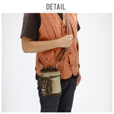 シザーバッグ 通販 ポシェット 美容師 小さめ シザーケース シンプル メンズ ミニバッグ 2way ヒップバッグ ショルダーバッグ シザーチョークバッグ フェイク レザー バック バッグ 3T22 ブラック ブラウン ベージュ カーキ ブランド キュービックコア