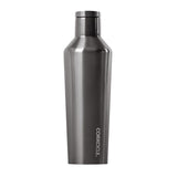 コークシクル キャンティーン 470ml 通販 CORKCICLE CANTEEN 16oz  水筒 木目調 保温 保冷 マグボトル おしゃれ ステンレスボトル 直飲み 保冷保温ボトル シンプル 大人 3層構造 結露しない マイボトル マイ水筒 通学 通勤 ダイレクトボトル WALNUT ウォルナット METALLIC