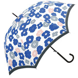 傘 レディース 長傘 ワンタッチ 通販 おしゃれ 雨傘 グラスファイバー骨 軽い 軽量 ジャンプ傘 58cm かわいい 丈夫 耐風 ドット 水玉 キャット 猫 レインボードロップ かさ アンブレラ 長かさ 婦人傘 折れにくい