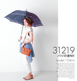 傘 レディース 長傘 ワンタッチ 通販 おしゃれ 雨傘 グラスファイバー骨 軽い 軽量 ジャンプ傘 58cm かわいい 丈夫 耐風 ドット 水玉 キャット 猫 レインボードロップ かさ アンブレラ 長かさ 婦人傘 折れにくい