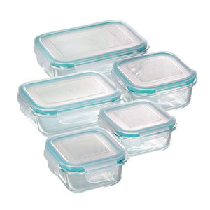保存容器 耐熱ガラス 通販 310ml2個 530ml1個 630ml1個 1040ml1個 5点セット 密閉力 電子レンジ オーブン 冷蔵 冷凍 食洗機 CLARTE クラルテ お弁当箱 テーブルウェア 保存 シンプル おしゃれ 作り置き つくおき おかず ごはん CTH-002＋CTH-003